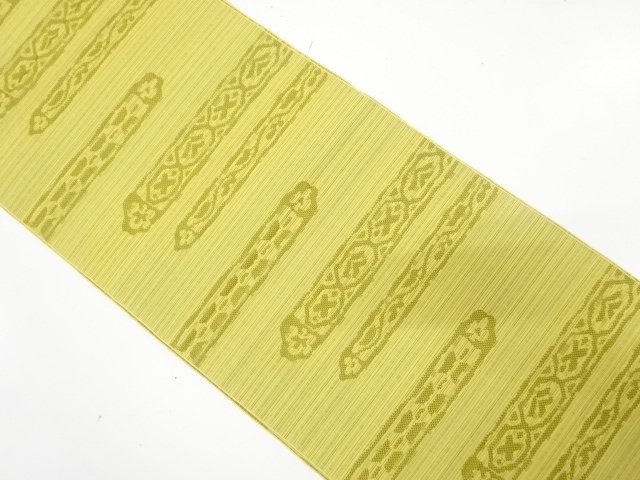 JAPANESE KIMONO / ANTIQUE BOLT FOR HASSUN OBI / WOVEN SARASA